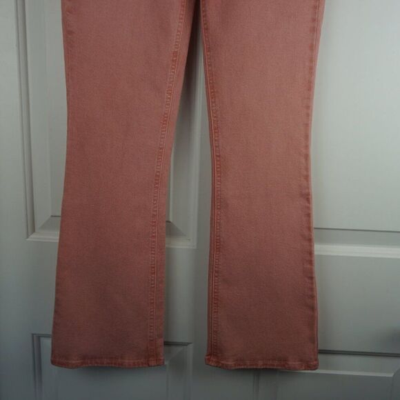 PAIGE Claudine High Rise Ankle Flare Jeans In Vintage Pink Quartz size 24 NWT - Picture 5 of 15